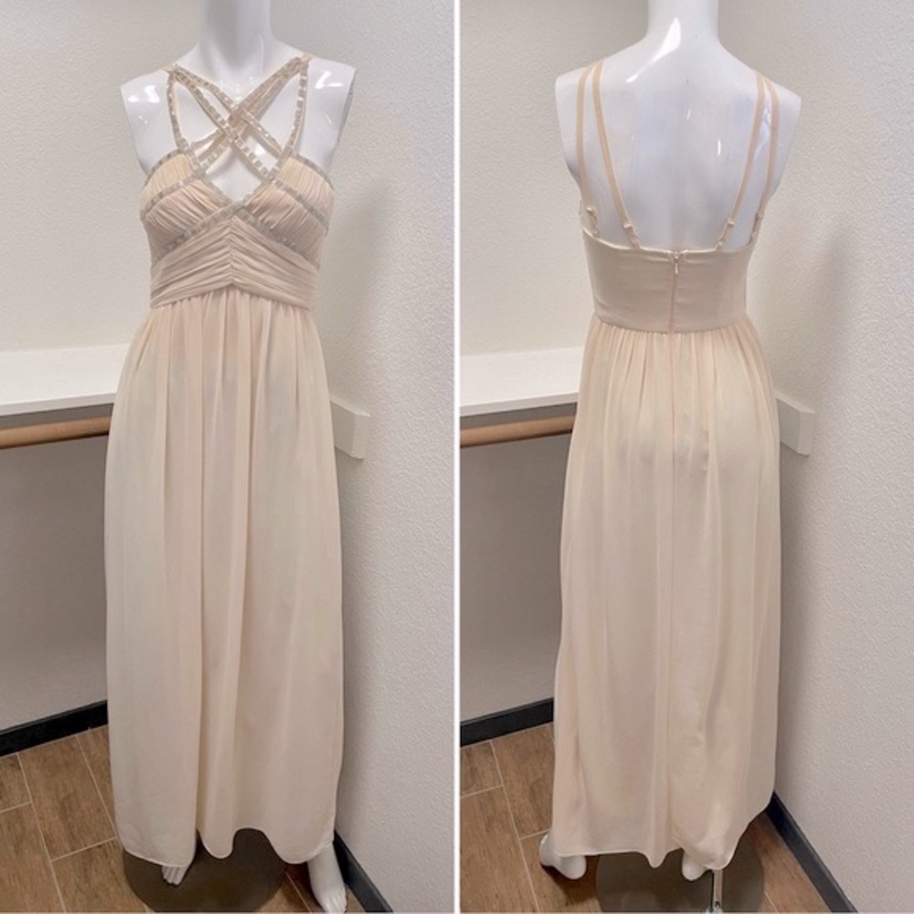 GB Formal Grecian Style Maxi Dress | Sz XS
